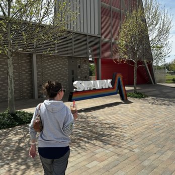 Spark - The shake was so good, had to go back to get a pic of the Spark sign. - Burgers Near Me - Oklahoma City, Oklahoma