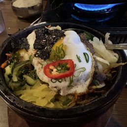 Stone Bibimbap with Beef Stone Bibimbap with Beef