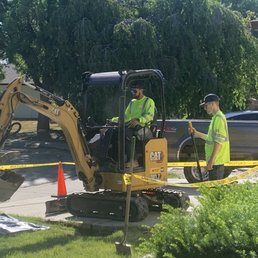 Being so careful to not damage any landscaping that wasn't necessary!