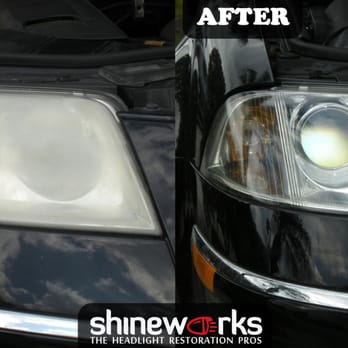 Shineworks Headlight Restoration - A before & after look at our work. The headlight restoration on this VW Passat made a world of difference. - Auto Detailing Near Me Shineworks Headlight Restoration - A before & after look at our work. The headlight restoration on this VW Passat made a world of difference. - Auto Detailing Near Me