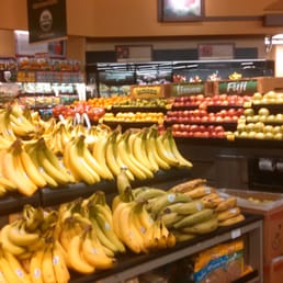 Bananas at the produce department.