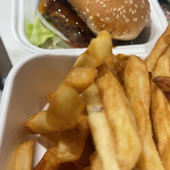 Rascals Teriyaki Grill - Teriyaki cheeseburger and crunchy season salt fries! Hits my craving!! - Japanese Near Me - Torrance, California