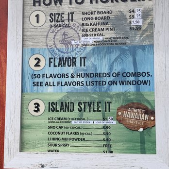 Hokulia Shave Ice - This is how to order - Shaved Ice Near Me - Draper, Utah