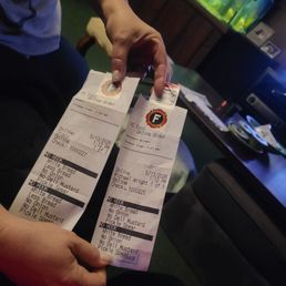 Our order receipts. Our order receipts.