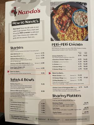 Menu photo 3 Nando's Stratford, XGL