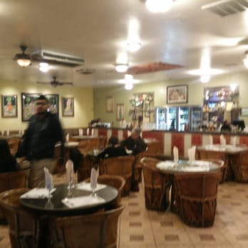 Punjabi Dhaba Dixon - Dining room.  A bit blurry as it was dimly lit. - Indian Near Me - Dixon, California