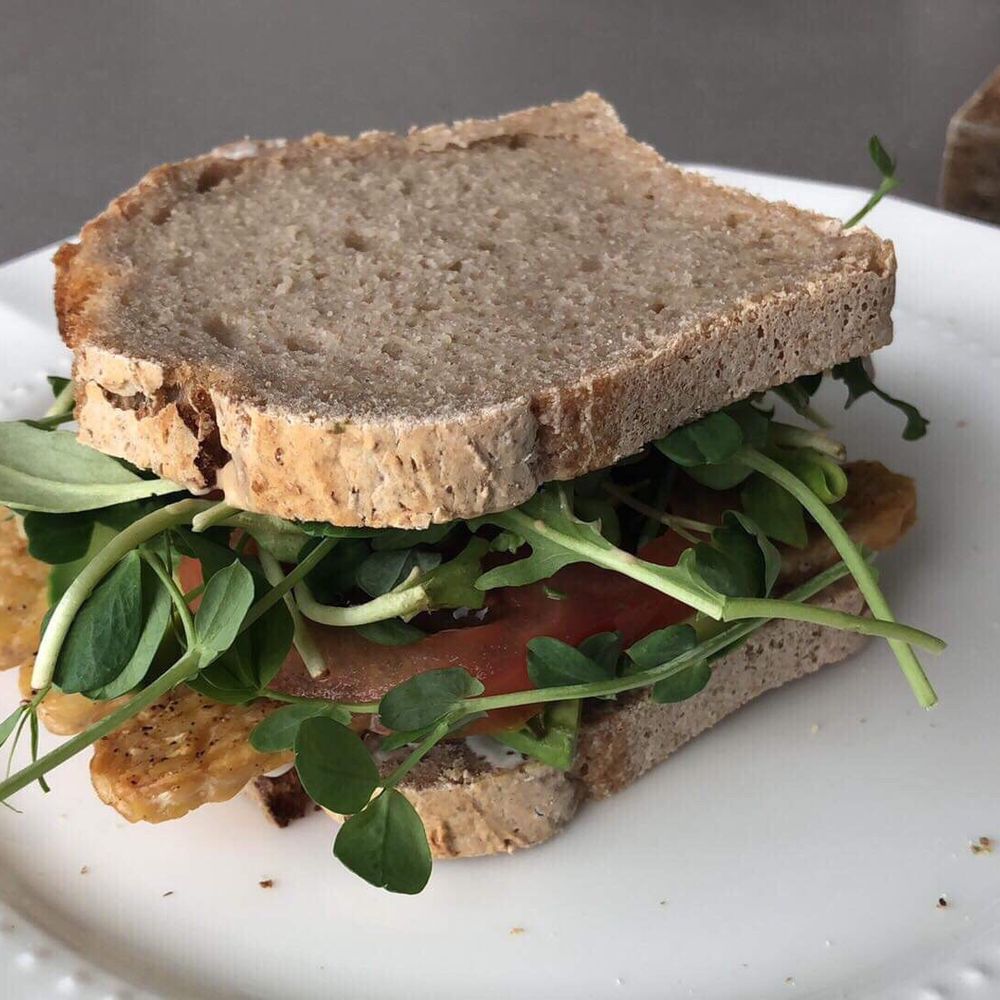 Cock-A-Doodle-Doo - Tempeh BLT with the sourdough! - Gluten-Free Near Me - Toronto, Ontario
