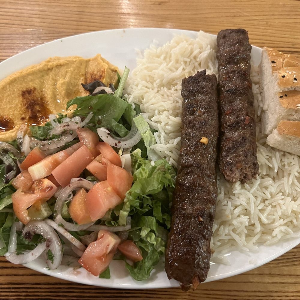 Sultan Kebab - Adana Platter - Turkish Near Me - Charlottesville, Virginia Sultan Kebab - Adana Platter - Turkish Near Me - Charlottesville, Virginia