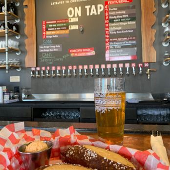 Lion Bridge Brewing Company - Czech pretzels with smoked helles. Definitely worth checking out! - Breweries Near Me - Cedar Rapids, Iowa Lion Bridge Brewing Company - Czech pretzels with smoked helles. Definitely worth checking out! - Breweries Near Me - Cedar Rapids, Iowa