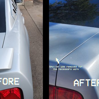 Mobile Auto Body - Peeling clear coat on the quarter panel is fixed! - Body Shops Near Me - Plano, Texas Mobile Auto Body - Peeling clear coat on the quarter panel is fixed! - Body Shops Near Me - Plano, Texas