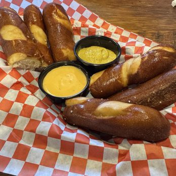 Eagleville Taphouse - Bavarian Pretzels with beer cheese and mustard - Venues & Event Spaces Near Me - Eagleville, Pennsylvania Eagleville Taphouse - Bavarian Pretzels with beer cheese and mustard - Venues & Event Spaces Near Me - Eagleville, Pennsylvania