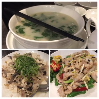 Dragon Beaux - Cabezon fish as part of 3 dishes-- soup, fish bones stir fry, fish meat stir fry. - Dim Sum Near Me - San Francisco, California