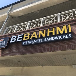 BEBANHMI sign above the entrance. BEBANHMI sign above the entrance.