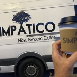 Simpatico Coffee - Fantastic latte from a coffee truck!