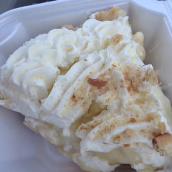 Blue Bonnet Cafe - Banana pie to go - Desserts Near Me - Marble Falls, Texas Blue Bonnet Cafe - Banana pie to go - Desserts Near Me - Marble Falls, Texas