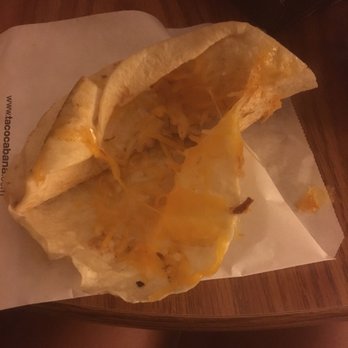 Taco Cabana - This is exactly how it came out of my bag. Horrible horrible. What a waste of money! - Mexican Near Me - Austin, Texas