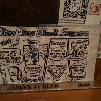 DonDon Izakaya - Drink Special Menu - Japanese Near Me - Toronto, Ontario DonDon Izakaya - Drink Special Menu - Japanese Near Me - Toronto, Ontario