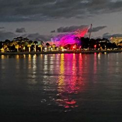 St Pete Boat Tours - Art by the water.. 2 million knots ..bending arc.