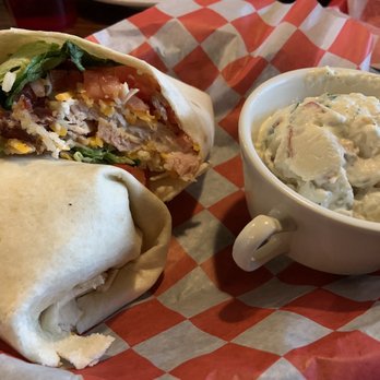 Millstone Southern Smoked BBQ - Turkey Club Wrap - Barbeque Near Me - Logan, Ohio Millstone Southern Smoked BBQ - Turkey Club Wrap - Barbeque Near Me - Logan, Ohio