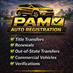 P A M Auto Registration