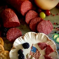 Lehr's Meat Mkt - Lehr's Jalapeno pepper jack summer sausage