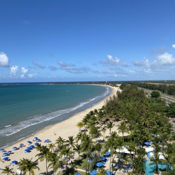 Courtyard by Marriott Isla Verde Beach Resort - View from top floor ocean view king room. - Hotels Near Me - Isla Verde, Puerto Rico Courtyard by Marriott Isla Verde Beach Resort - View from top floor ocean view king room. - Hotels Near Me - Isla Verde, Puerto Rico