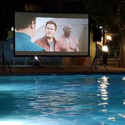 Movie Time Projector Rentals - Rear Projection Scree