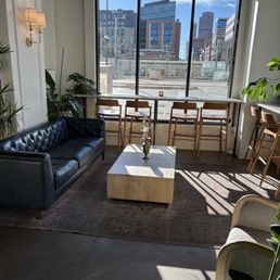 Interior seating area