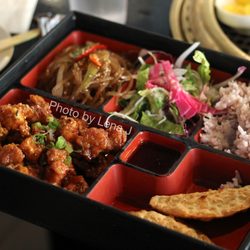 The Seoul - Bento Box ($15) - popcorn chicken (I think)