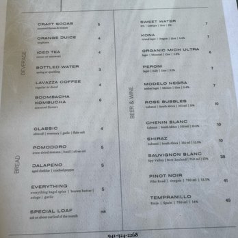 Focaccia Sandwich & Bakery - Menu - Sandwiches Near Me - Sarasota, Florida