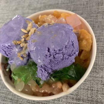 Boba Bistro - Halo halo with everything and Ube ice cream! - Bubble Tea Near Me - Santa Clarita, California