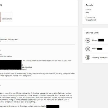 OmniKey Realty - Lease Violations sent to us on 4/5/21-- we were never notified anyone would be coming to the unit. - ILLEGIAL - Property Management Near Me - Plano, Texas OmniKey Realty - Lease Violations sent to us on 4/5/21-- we were never notified anyone would be coming to the unit. - ILLEGIAL - Property Management Near Me - Plano, Texas