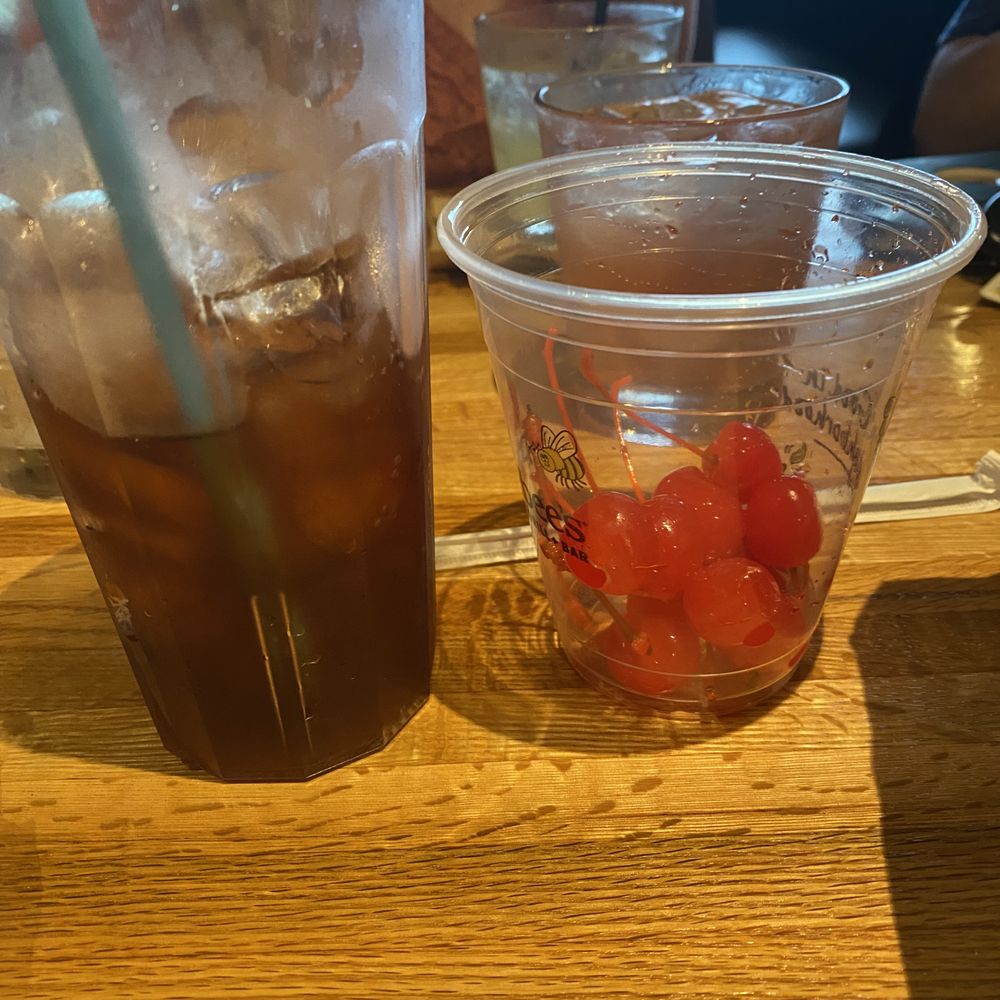 Cherry coke, not in the soda. Honestly it was disappointing. Cherry coke, not in the soda. Honestly it was disappointing.