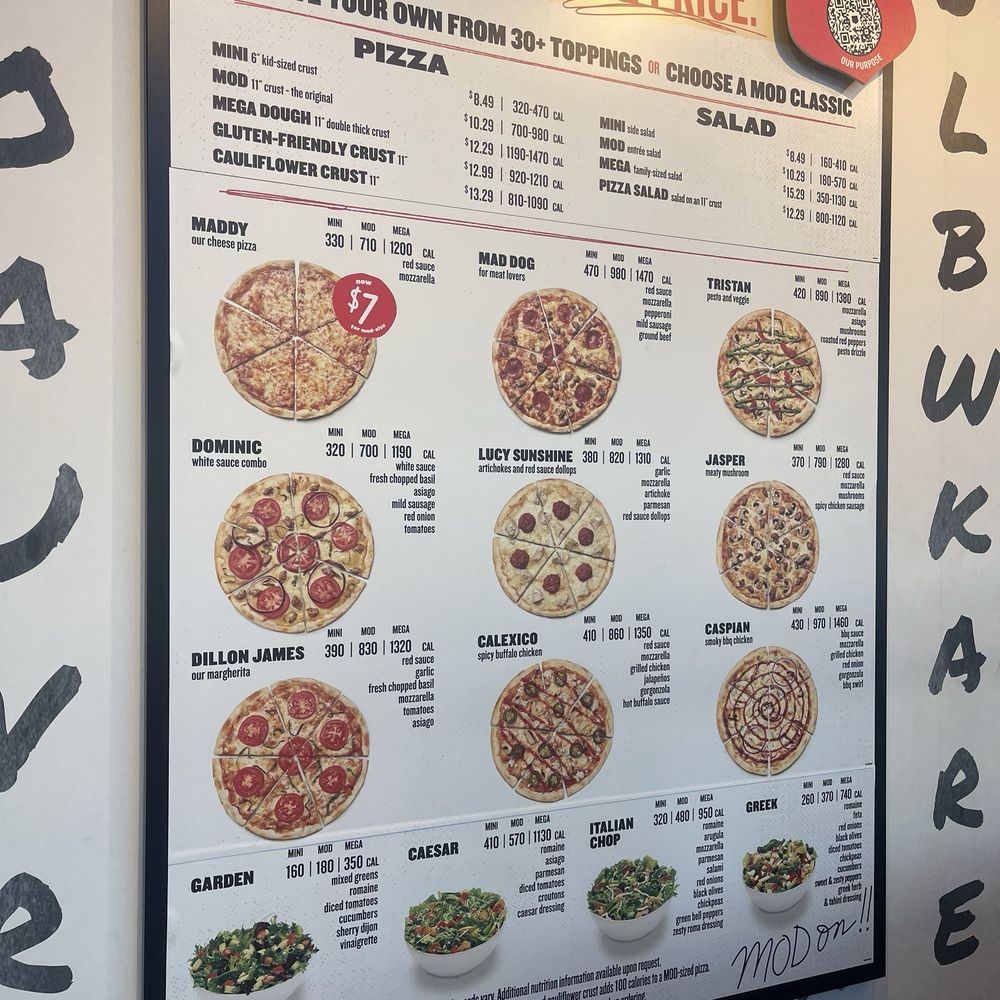 MOD Pizza - Menu - Fast Food Near Me - Raymore, Missouri