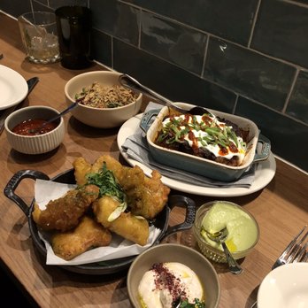 Galit - Fried fish and stuffed cabbage. - Mediterranean Near Me - Chicago, Illinois