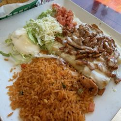 La Cascada - Enchilada with Chicken