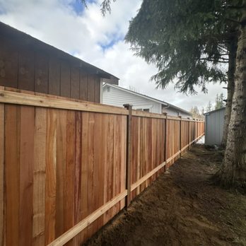Cano’s Fencing - 6ft tall estate style fence using 1x4x6' CLEAR cedar fence boards - Fences & Gates Near Me Cano’s Fencing - 6ft tall estate style fence using 1x4x6' CLEAR cedar fence boards - Fences & Gates Near Me