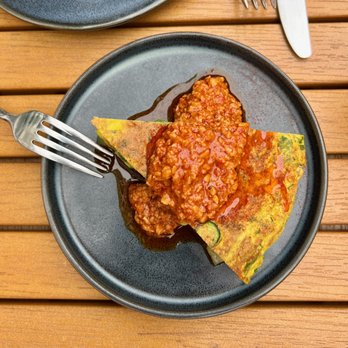 Bar Chica - A small zucchini quiche of sorts.. Delicious - Tapas Bars Near Me - Toronto, Ontario Bar Chica - A small zucchini quiche of sorts.. Delicious - Tapas Bars Near Me - Toronto, Ontario
