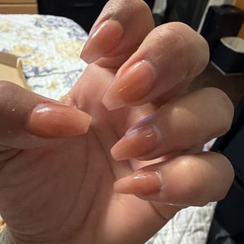 LV Nails & Spa - Full set acrylic with gel polish - Nail Salons Near Me - Henderson, Nevada