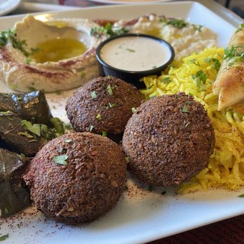 Yafa Cafe Mediterranean Cuisines and Catering - Vegetarian plate - Mediterranean Near Me - Overland Park, Kansas