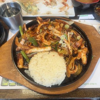 K Tang - Spicy Stir Fry Squid - Korean Near Me - Houston, Texas K Tang - Spicy Stir Fry Squid - Korean Near Me - Houston, Texas