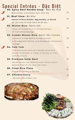 Menu photo 2 Pho PT Good Lake Oswego, OR Menu photo 2 Pho PT Good Lake Oswego, OR