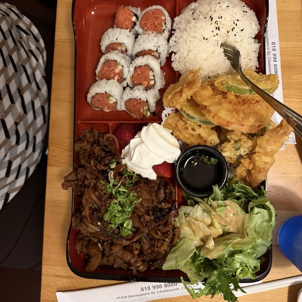Hikari Sushi - Bento Box Special (3 Items) - Sushi Bars Near Me - Chatsworth, California Hikari Sushi - Bento Box Special (3 Items) - Sushi Bars Near Me - Chatsworth, California