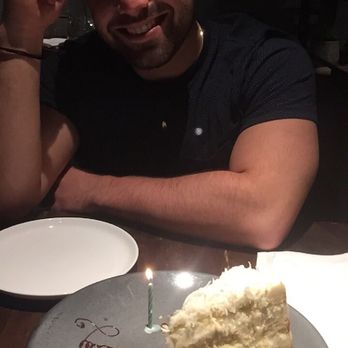 Kyu - Special happy birthday written on cake with chocolate - Asian Fusion Near Me - Miami, Florida