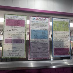 A La Mode - Menu