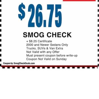 Tony's Smog Check - His coupon - Smog Check Stations Near Me - Whittier, California Tony's Smog Check - His coupon - Smog Check Stations Near Me - Whittier, California