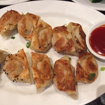 Super Juicy Dumplings - Pan-fried meat wontons/dumplings! Crispy, savory and the sweet chili sauce pairs well! - Dim Sum Near Me - Brea, California Super Juicy Dumplings - Pan-fried meat wontons/dumplings! Crispy, savory and the sweet chili sauce pairs well! - Dim Sum Near Me - Brea, California
