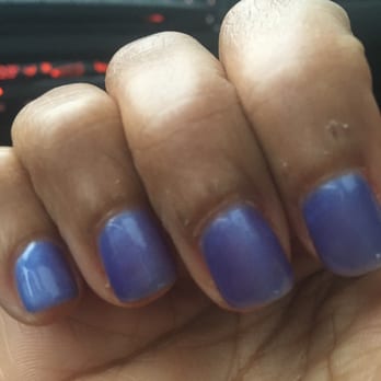 OMG Spa - My feelings are hurt. I asked for a sage green mood color but got bluish purple. Owner told me this was green and refused to redo  them. - Massage Near Me - Chicago, Illinois