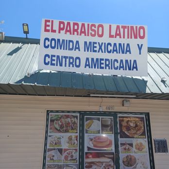 El Paraiso Latino - a sign for a mexican restaurant - New Mexican Cuisine Near Me - Vero Beach, Florida