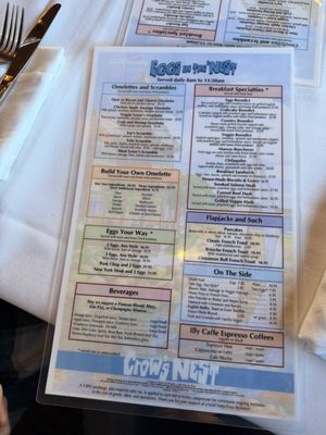 Menu photo 5 Crow's Nest Restaurant Santa Cruz, CA Menu photo 5 Crow's Nest Restaurant Santa Cruz, CA